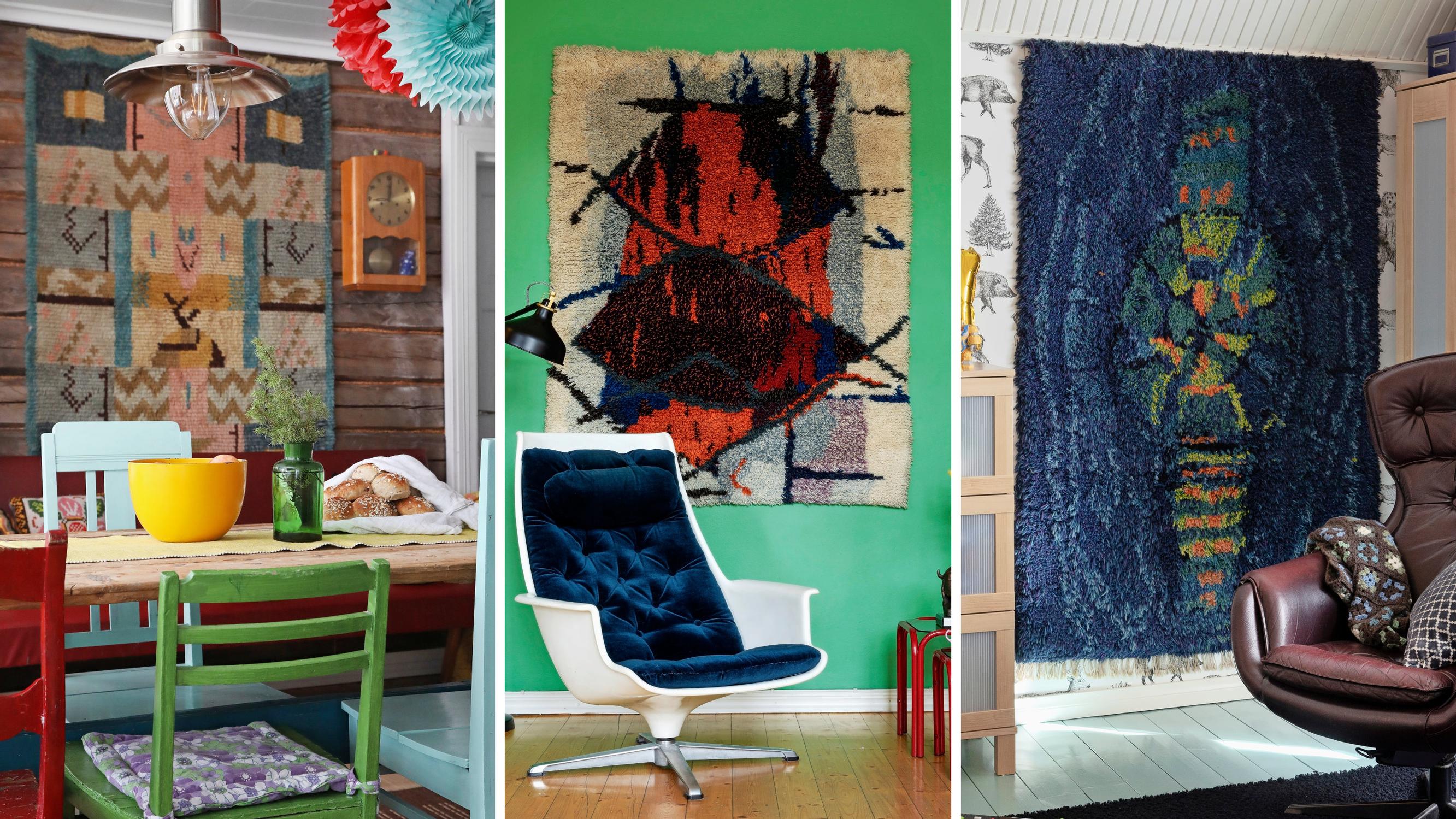 13 enchanting rya: these traditional textiles steal the show
