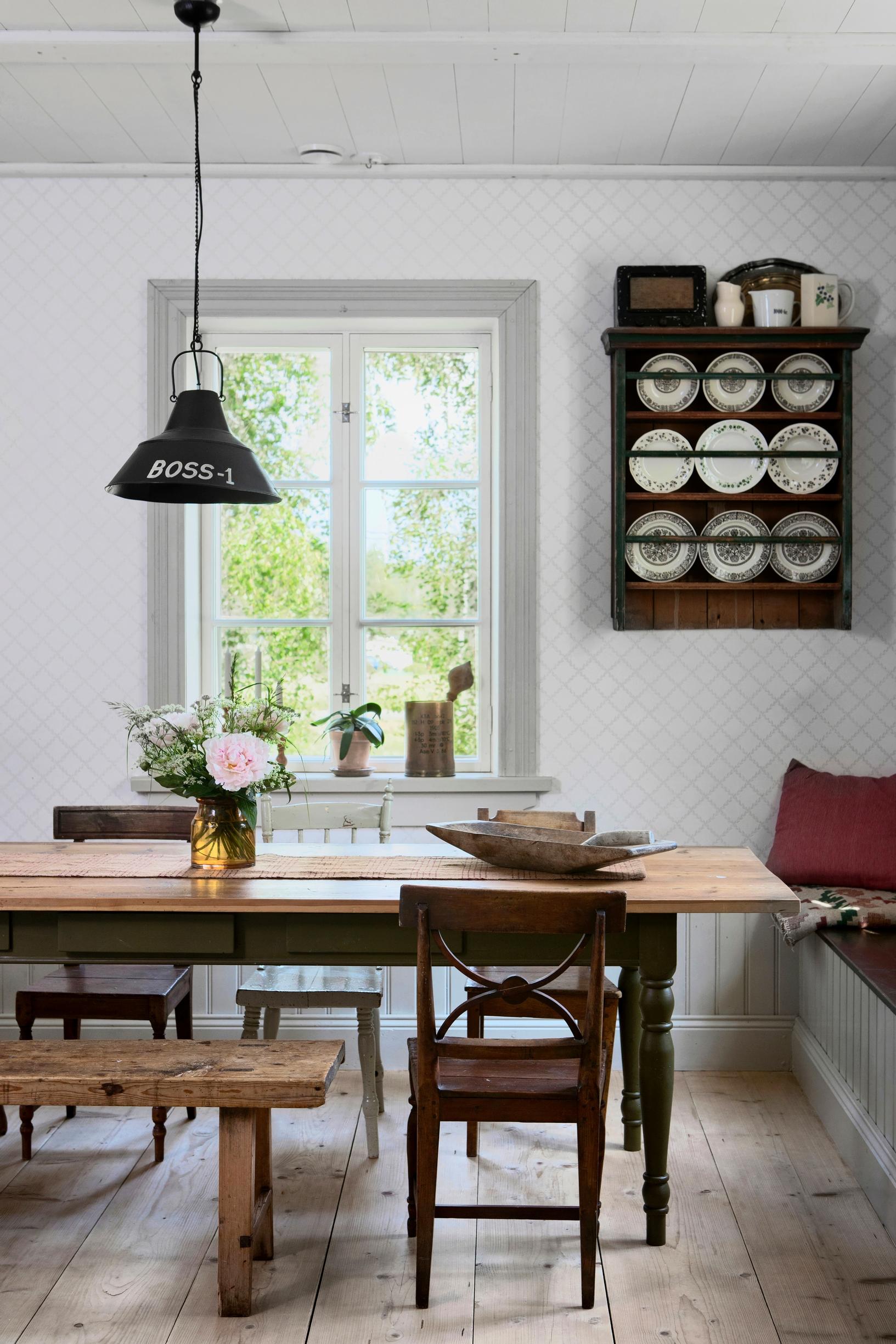 A view of the dining area