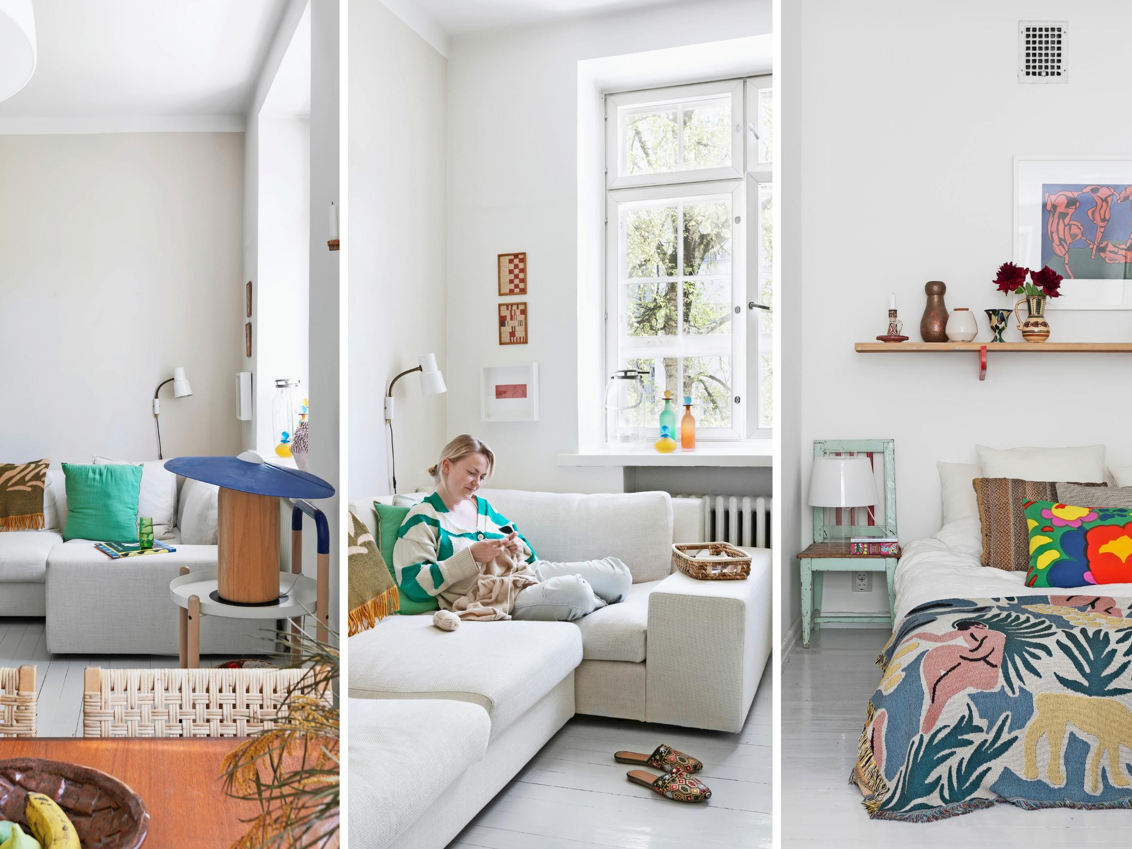 38-square-meter wonder! Interior architect Emilia Lonka made the most of her cozy mini-home with spot-on choices