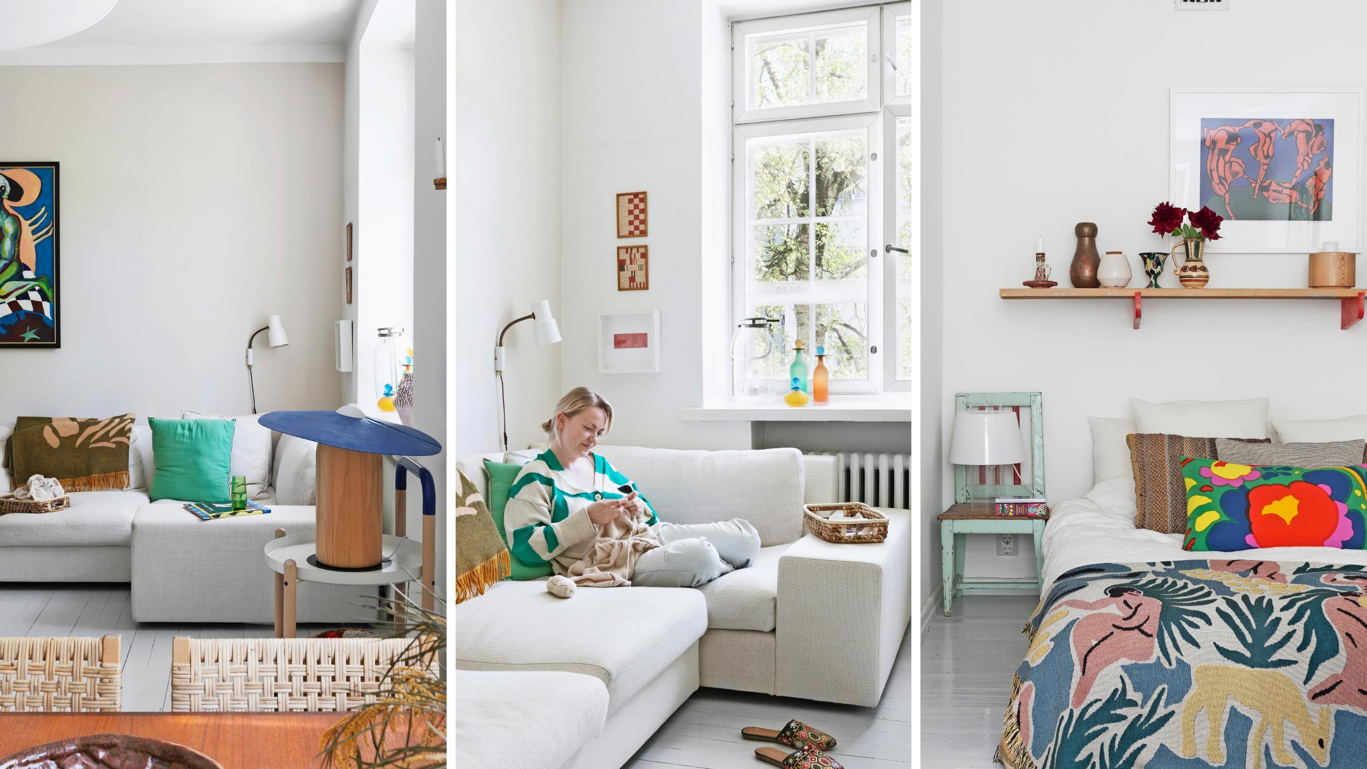 38-square-meter wonder! Interior architect Emilia Lonka made the most of her cozy mini-home with spot-on choices