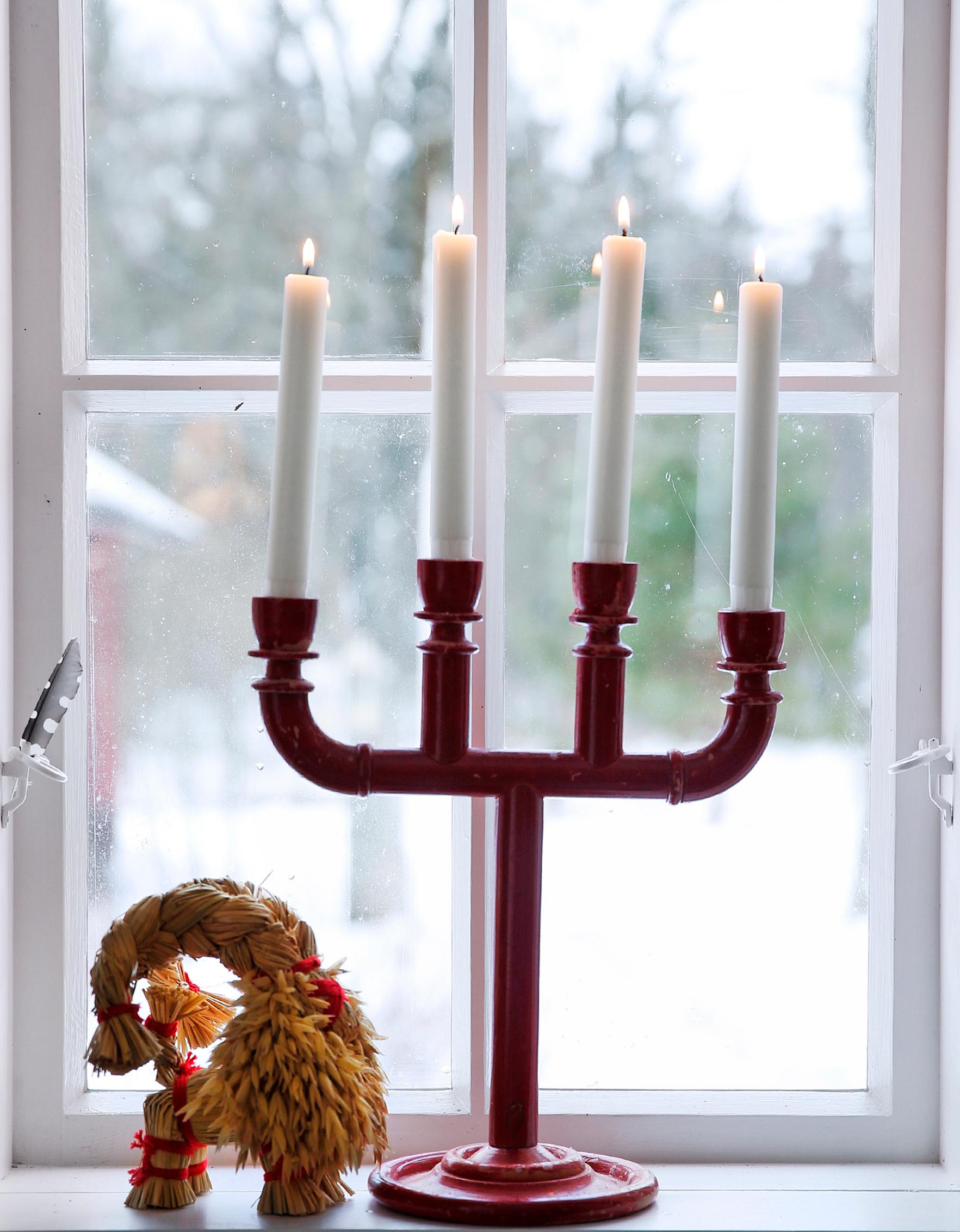 Candlestick in the window