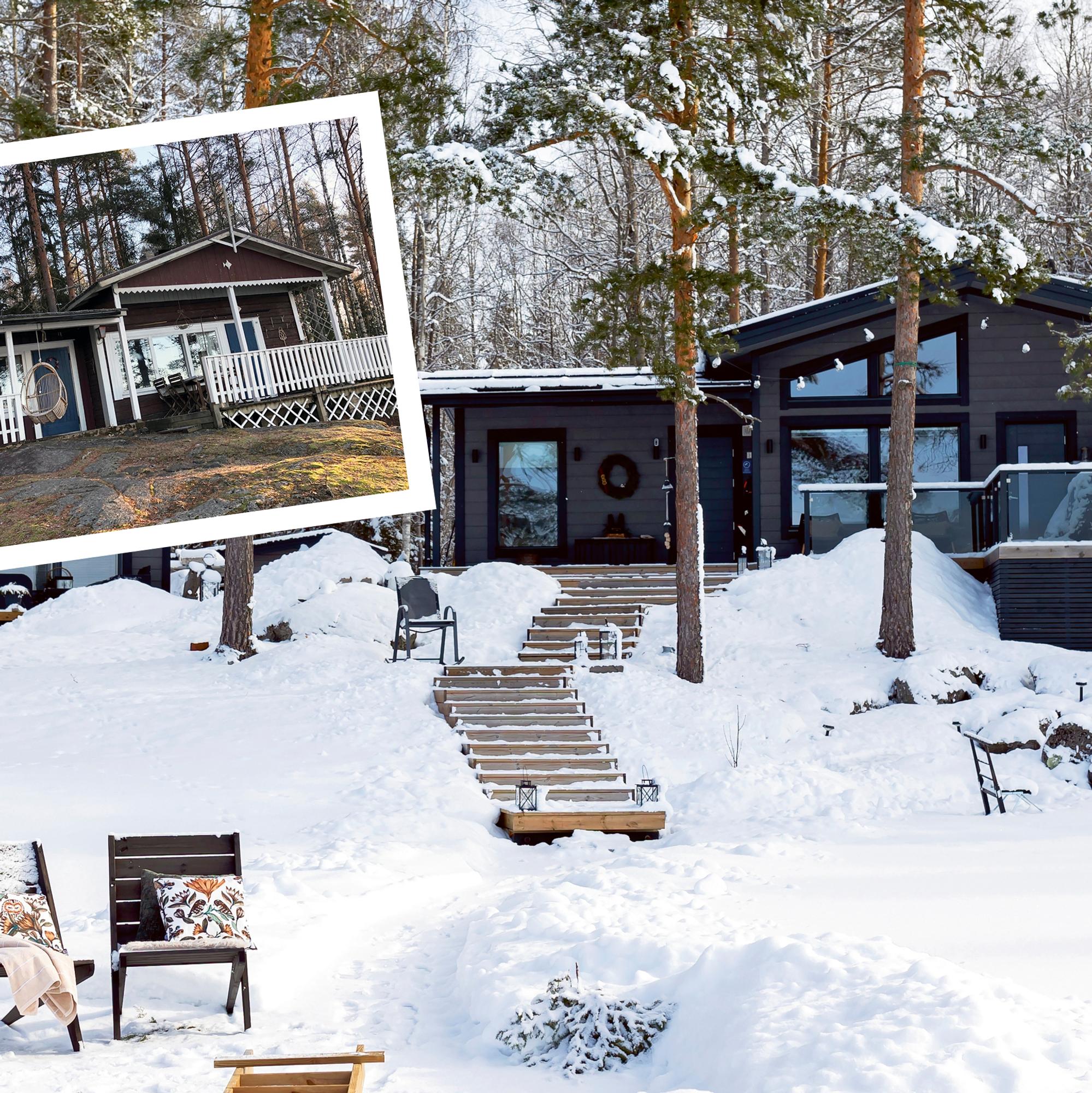 Incredible transformation on a budget! Kari and Mari turned 1960s lakeside cottage into year-round haven