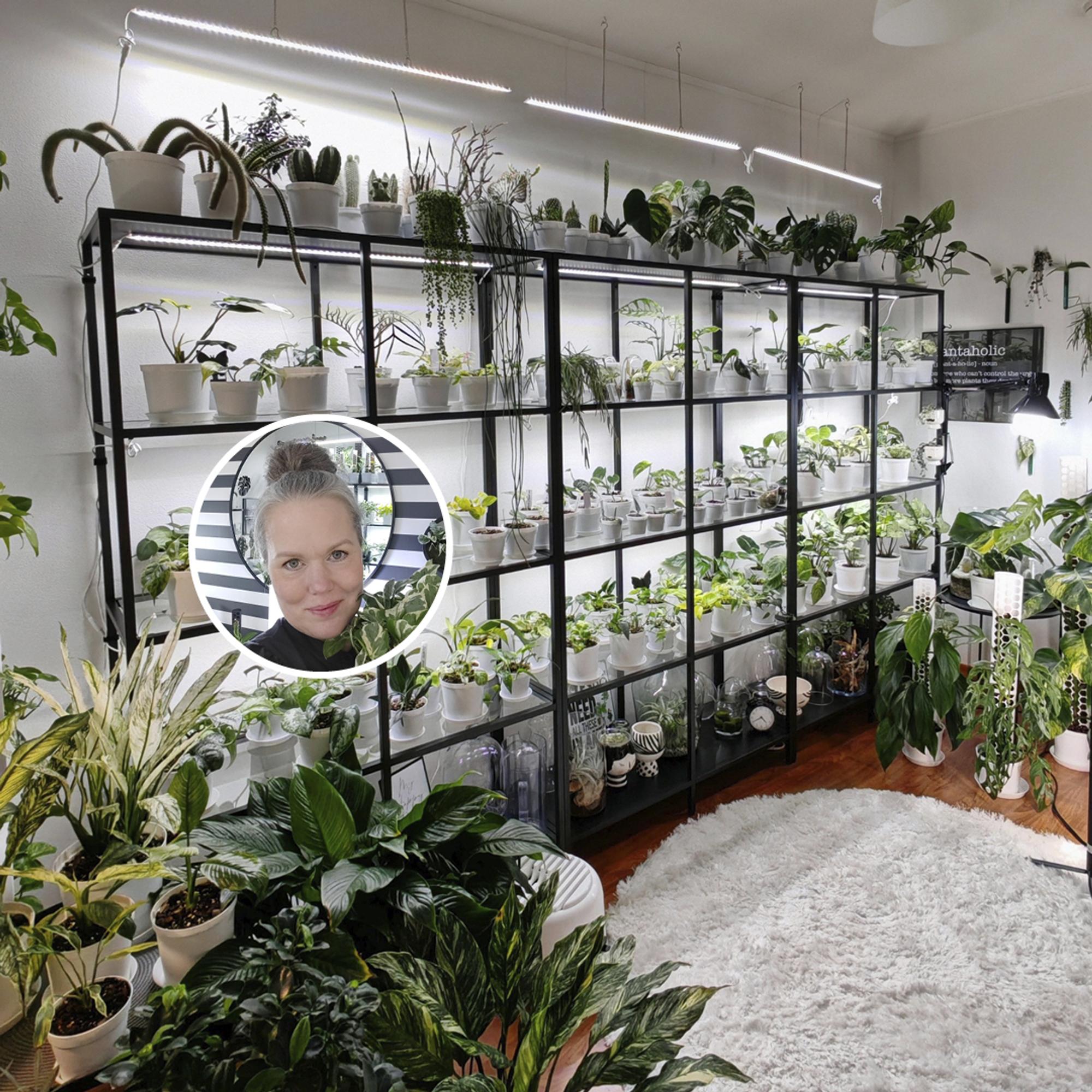 Nina transformed her daughter’s old room into a plant-filled haven to forget chronic pain