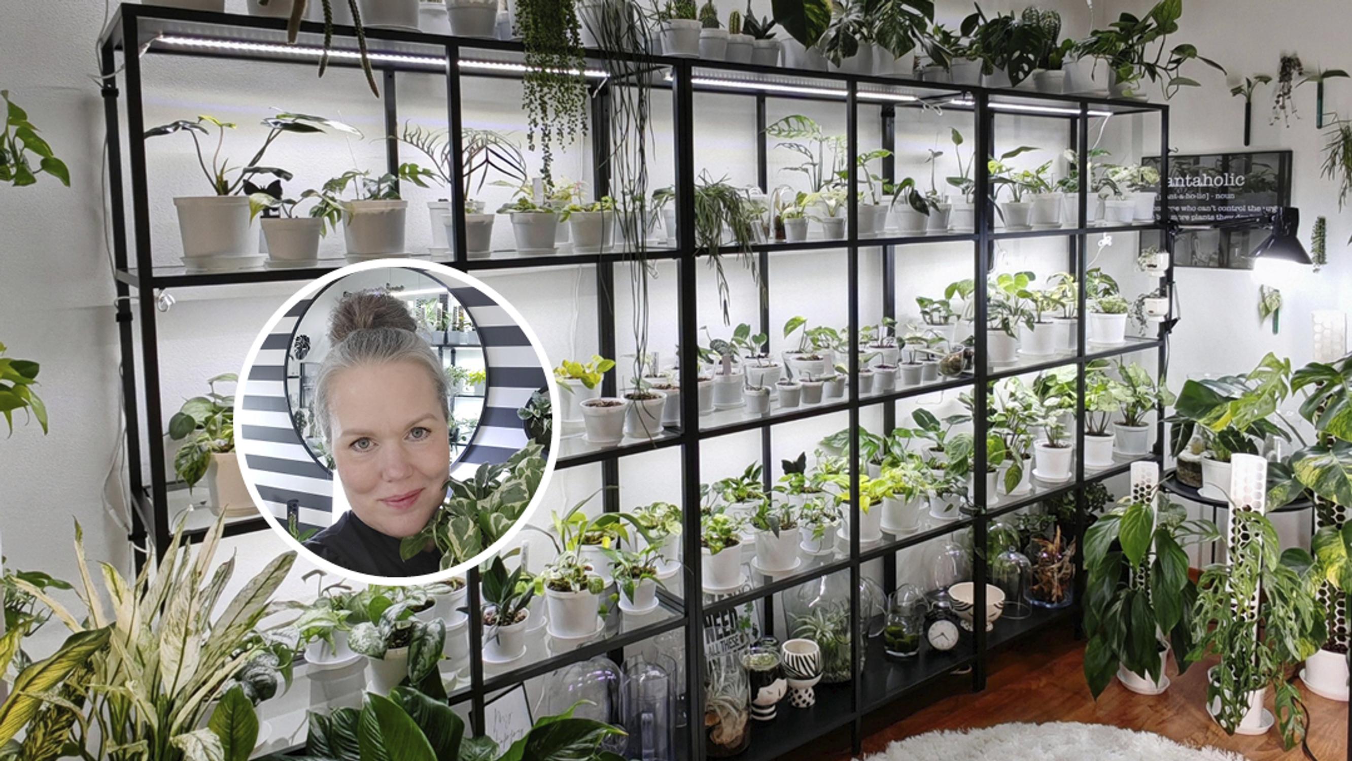 Nina transformed her daughter’s old room into a plant-filled haven to forget chronic pain