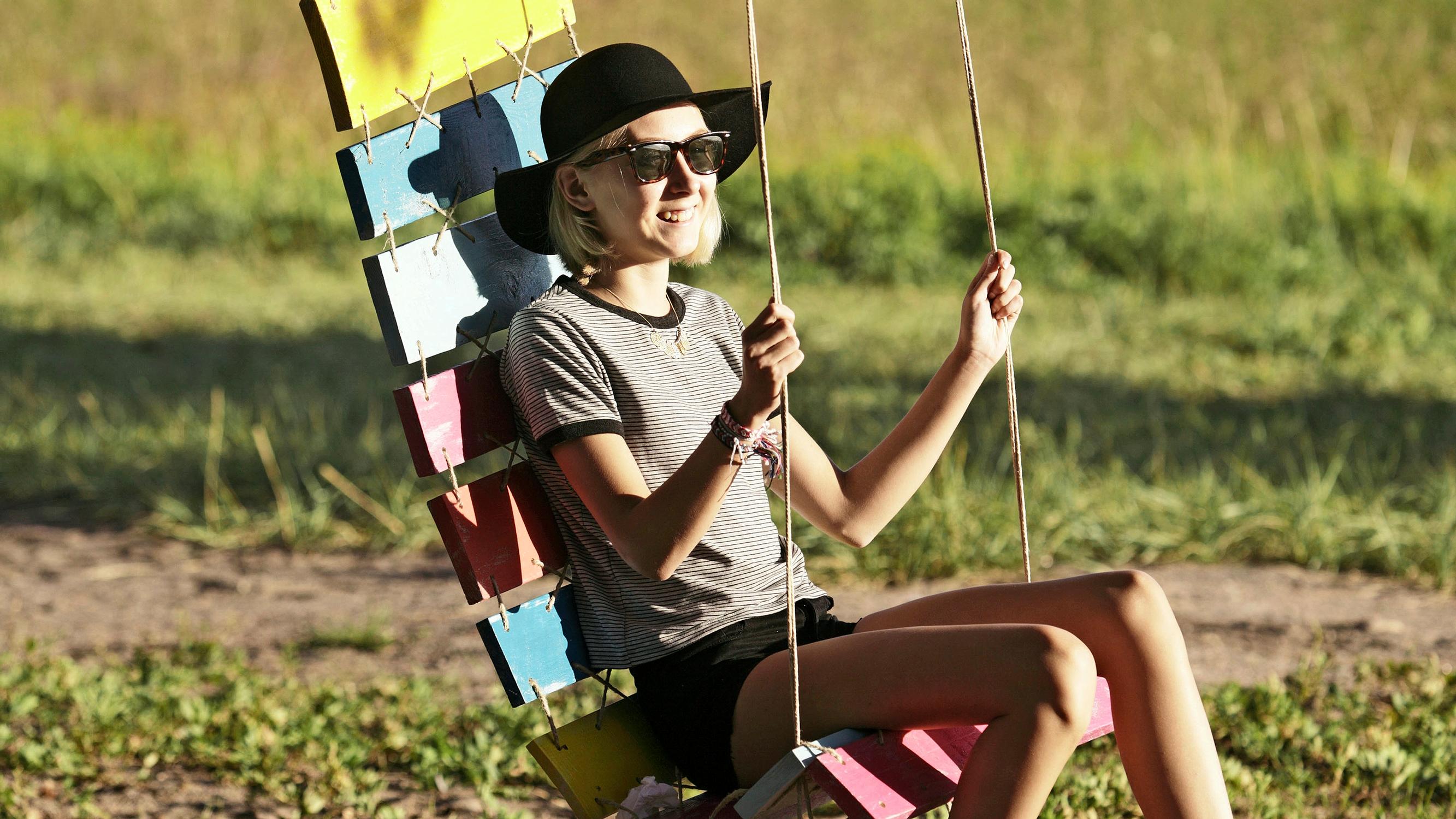 Make a playful hammock from leftover planks—see our guide!