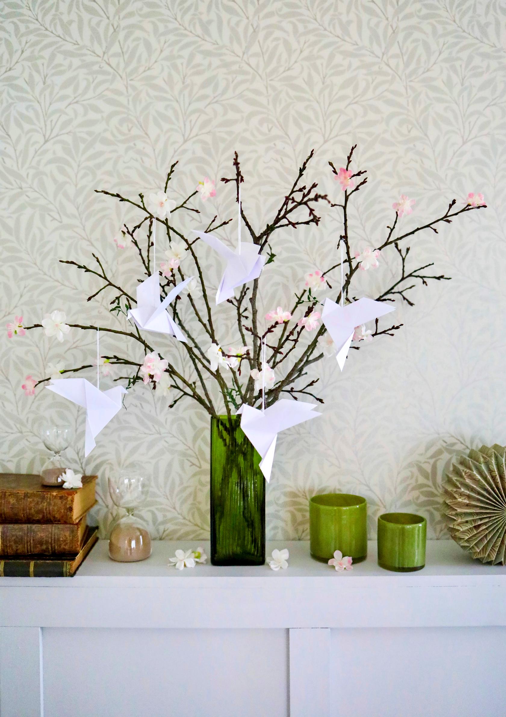 Origami doves are messengers of peace and love—Fold a decorative flock with this tutorial