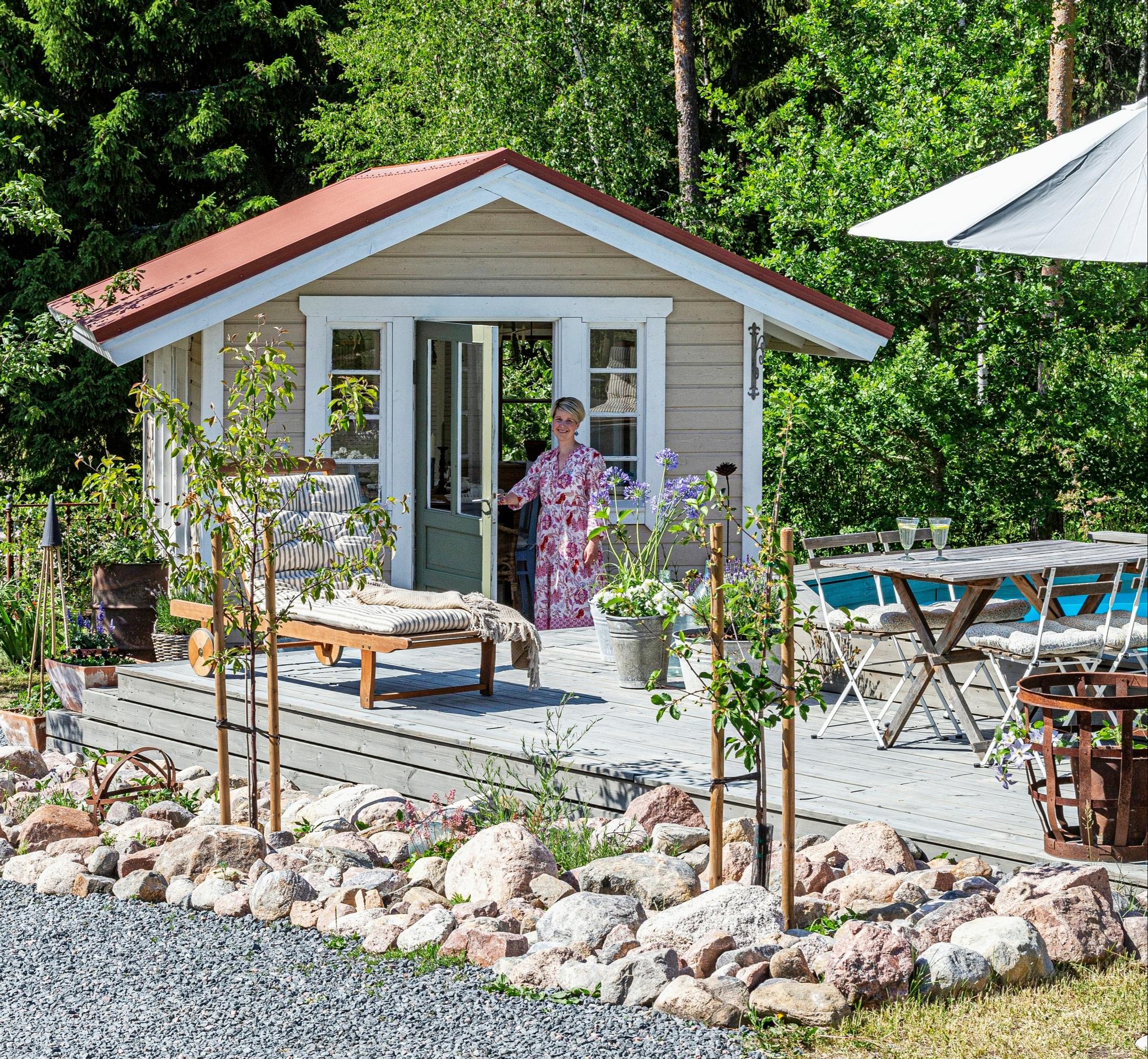 Johanna’s garden room dream started coming true at an auction: “All is well at the summerhouse”