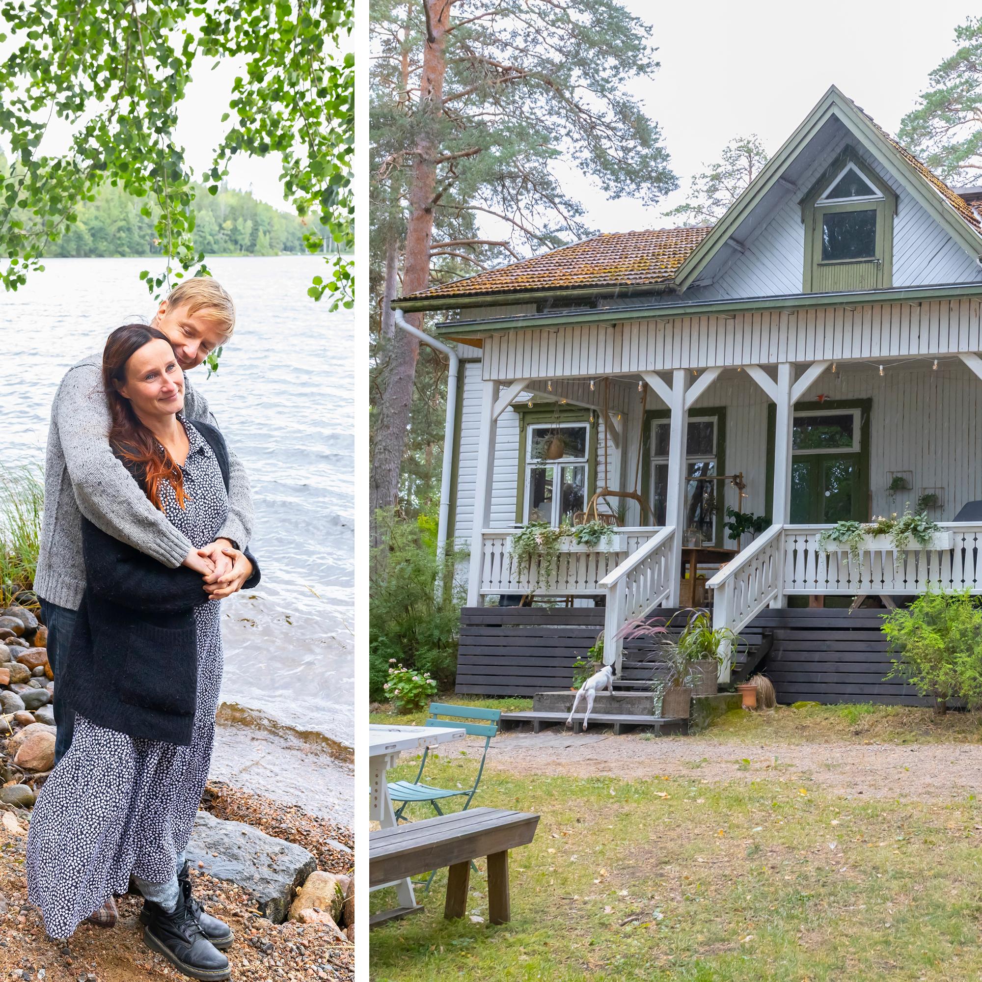 Log villa and private forest spa by Lake Saimaa! “The world fades away when we drive into the garden”